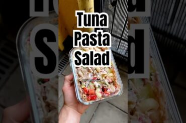 High Protein Tuna Pasta Salad #lowcalorie #recipe #highprotein #easyrecipes