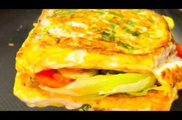 Healthy Cheese Vegetable Sandwich Recipe | Easy & Quick Snack | Food Diary by Anees |