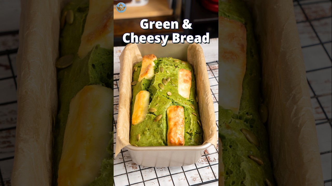 Healthy bread with Spinach, Broccoli and Cheese #greenbread Healthy bread with Spinach, Broccoli and Cheese #greenbread