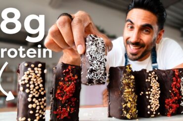 My high-protein bars made with anti-inflammatory whole foods (gut-friendly, no-bake)