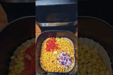 Sweet Corn Chaat - Now In An AIRFRYER! #sweetcornchaat #cornchaat #reels #recipe #cooking
