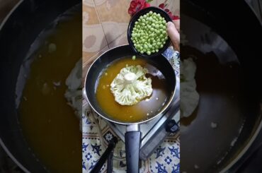 Boiled Cauliflower & Green Peas Healthy Lunch | Simple, Light & Nutritious Veg Meal