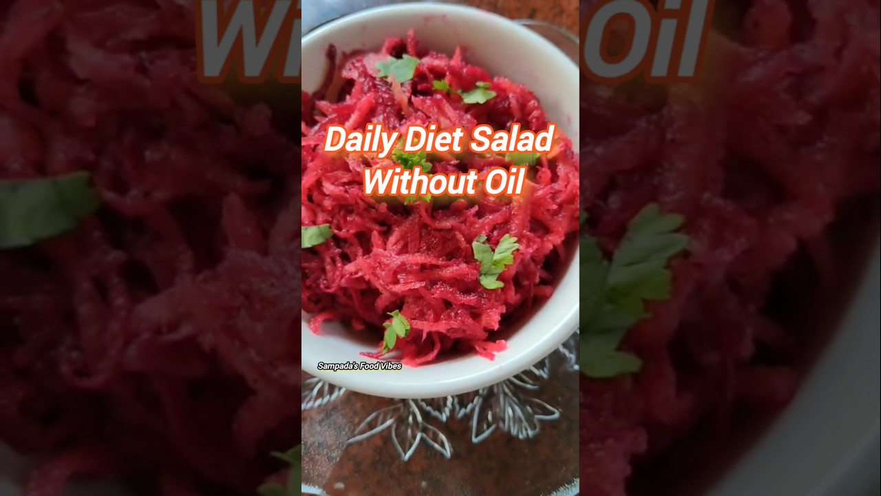 Quick Carrot Beetroot Salad|No Oil recipe #salad #healthy #shorts Quick Carrot Beetroot Salad|No Oil recipe #salad #healthy #shorts