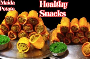 No Maida,No Potato Snacks | Healthy Evening Snacks Recipe |