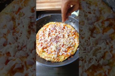 Cheesy bread omelette #shorts