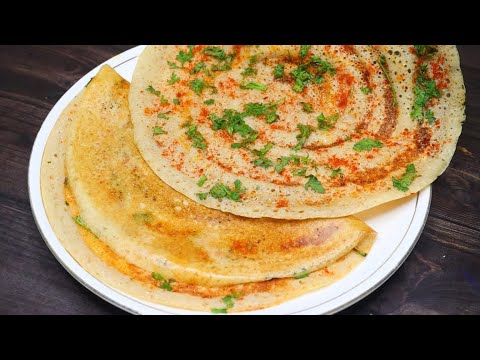 Crispy 3 Ingredient Dosa Recipe No Soda No Rice Easy Healthy Breakfast for weight loss | Dalia Dosa Crispy 3 Ingredient Dosa Recipe No Soda No Rice Easy Healthy Breakfast for weight loss | Dalia Dosa