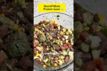 Rajma Salad for Busy Days | Quick & Healthy recipe #shorts #healthy #recipe #viral #ytshorts