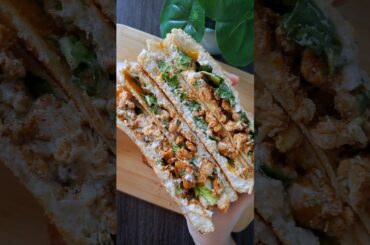 Chicken tikka sandwich | Easy Recipes | Healthy Food #food #sandwich #chickentikka