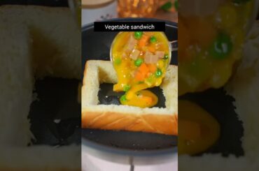 Vegetable Sandwich Recipe #shorts #cookingtips