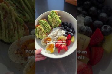 High Protein Brekkie Bowl (If You Hate Breakfast)! # #healthyfood #foodie #healthybreakfast #food