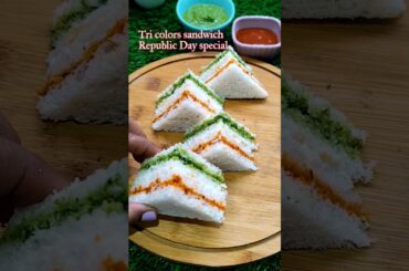 Celebrate Republic Day with Tasty Tricolour Sandwich.
