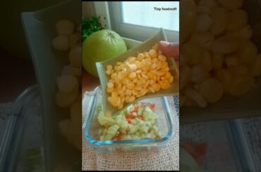 Healthy Vegetable Corn Salad Recipe | Quick & Easy Weight Loss Snack | No Cooking Evening Snack