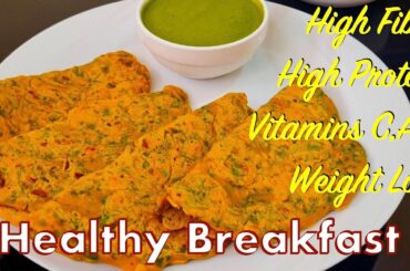 Protein Rich Tiffin Recipe For kids | Healthy Breakfast Recipe in 10 minutes | Quick Breakfast