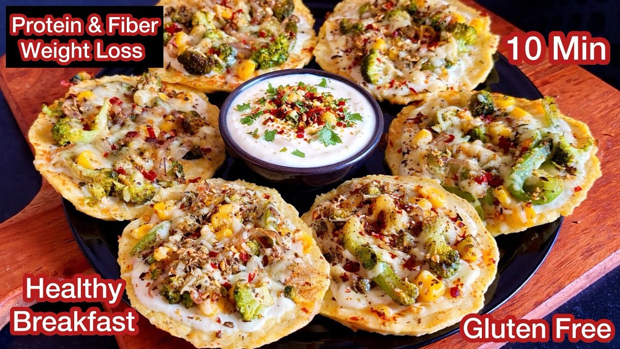 High Protein Easy Breakfast Recipe For Busy Morning No Flour No Carb/Healthy Breakfast/Protein Pizza High Protein Easy Breakfast Recipe For Busy Morning No Flour No Carb/Healthy Breakfast/Protein Pizza