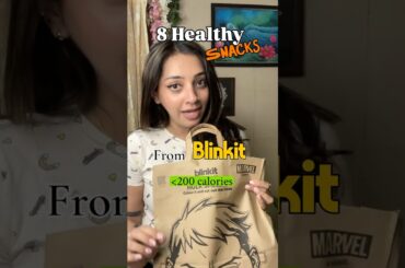 8 healthy snacks from #blinkit #unsponsored