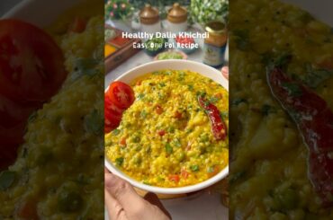 Healthy Daliya Khichdi | Weight Loss Recipe #shorts #ytshorts #viralreels #trending #weightloss #yum