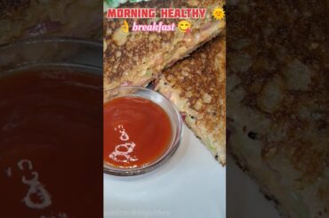 Easy & healthy Veggies Spread Sandwich recipe ,how to make breakfast #shorts #youtubeshort #ytshorts