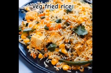 veg fried rice recipe#healthy breakfast recipe#paneer fried rice recipe#jeera fried rice recipe