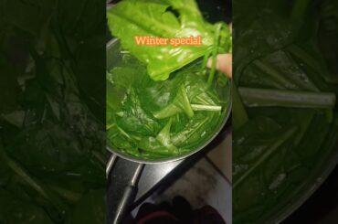 winter special recipe #viral #prantha #easy #healthy #palak #shorts