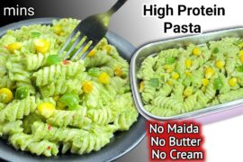 10 Minutes High Protein Pasta | Tiffin Recipes | Healthy Kids Lunchbox Ideas | Healthy Pasta Recipe