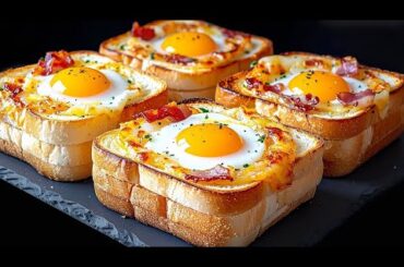 This Breakfast Sandwich Is So Easy To Make! | Easy Bread & Egg Breakfast | 15 minute breakfast