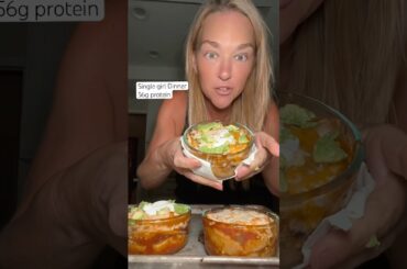 Single girl dinners #highproteinfoods #easynutrition #singledinner