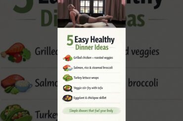 Easy Healthy Dinner Ideas for Busy Nights #bodysignals #health #food  #shorts #skincare #weightloss