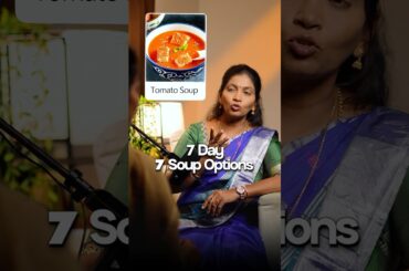 7 days 7 soup options #food #easynutrition #soup #healthydiet #weightloss #health #ayurveda