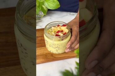 Overnight oats with a twist | weight loss recipe #shorts #oatsrecipe #weightloss #breakfast #viral