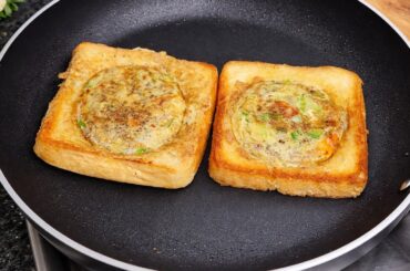 How to make Easy Healthy Breakfast  Recipe! Simple Soft and delicious Egg French Toast Recipe!