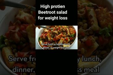 Beetroot Salad Recipe | Healthy Weight Loss Salad | Easy Indian Salad