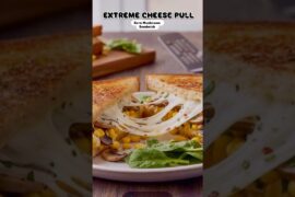 5-Minute Mushroom Corn Cheese Sandwich|Best Street Style Sandwich Recipe #shorts #asmrfood #sandwich