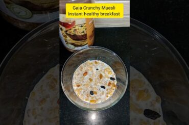 Gaia crunchy muesli - Nutty delight/ instant healthy breakfast recipe/ nuts @thabithaskitchen