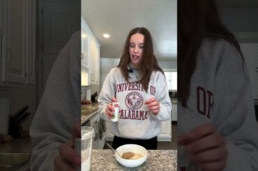 HIGH PROTEIN COOKIE DOUGH #highprotein #healthyrecipes #yummyrecipe