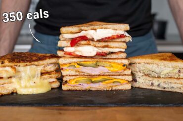 High Protein Sandwiches 4 Ways
