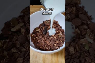 Health breakfast Ideas #muesli #chocolate #healthyfood #healtydiet #food #breakfastfood #foodshort