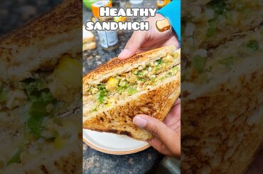5 minutes healthy and easy vegetable sandwich #sandwichrecipe #shortsviral #shortsfeed #shortvideo