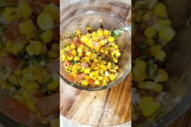 Corn Chat | Healthy Corn Chat Recipe.#corn #cornchaatrecipe #cornsnacks #cornrecipe  #shorts #recipe