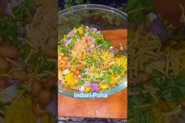 Indori Poha Recipe |Steamed Poha Recipe | Healthy Breakfast Recipe #shorts #youtubeshorts