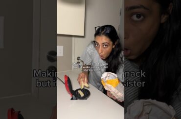 Making a late night snack but if I wake up my sister - she’ll k!ll me  #glutenfree #dairyfree