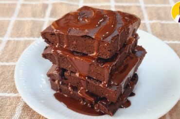 LOW CARB, LOW CALORIE and HIGH PROTEIN - Flourless Brownie, No Sugar or Butter - Quick and Easy