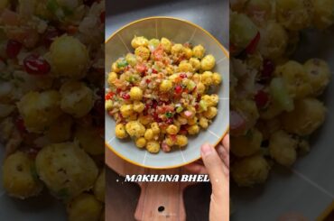 Makhana Bhel #makhanabhel #weightloss #healthyrecipes #food #easyrecipe #lowcalorie