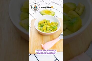 2 Easy Baby Snacks for 9 month| Avocado Cubes & Banana Peanut Butter  @LittleBitesKitchen-r8m