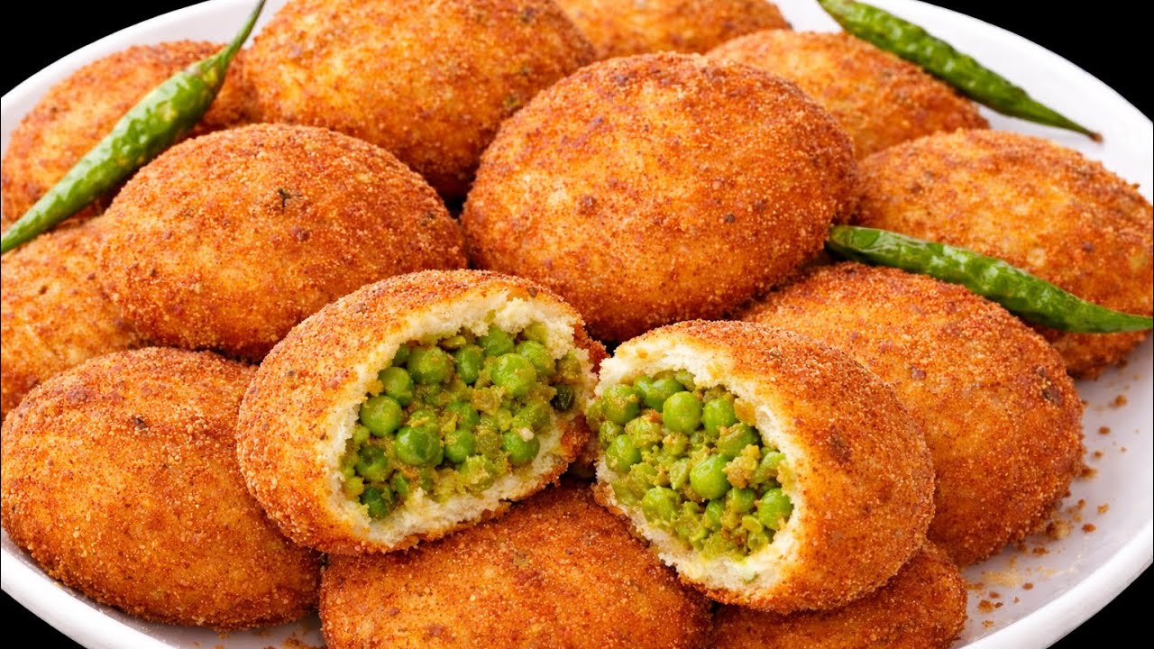 10 mins new quick matar kachori | healthy breakfast ideas | tiffin recipes | easy breakfast recipes 10 mins new quick matar kachori | healthy breakfast ideas | tiffin recipes | easy breakfast recipes