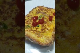 Healthy Breakfast Bread Omelet #shorts #egg