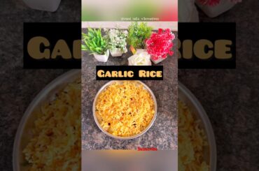 Garlic Rice #vanitallav3creatives #food #shorts #easy #recipe #healthy #yummy #lunch #tasty #simple
