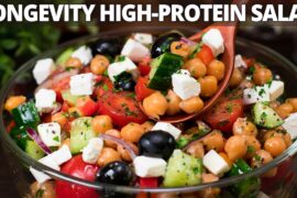 If you are over 50, this recipe is for you! Chickpea salad that burns belly fat! Healthy recipe!