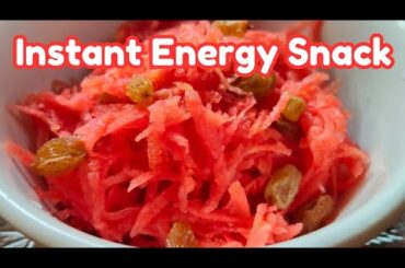 Healthy Carrot Raisin Salad | Quick & Easy Sweet Salad Recipe | Gajar ka Salad