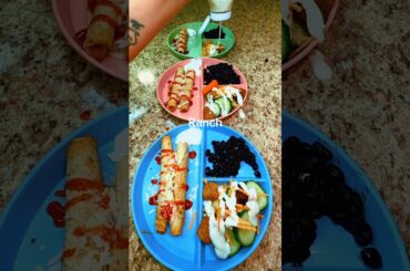 What I made my kids for dinner as a married mom of 3 in school! #love #fyp #shorts #food