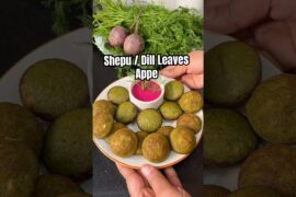 Shepuche Appe | Dill Leaves healthy snacks | Kids recipe | Dill Leaves Appe | Shepu Leaves recipe
